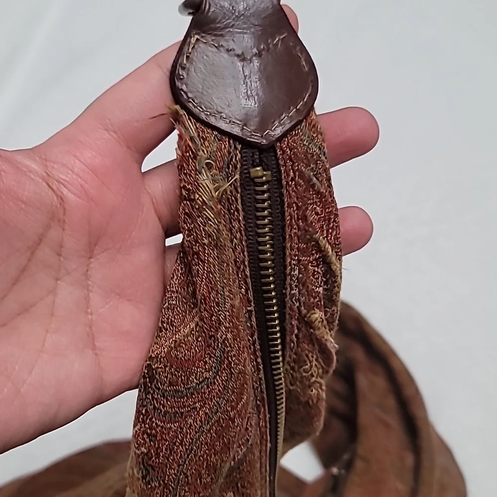 Etro Milano Italy Paisley Essential Hobo Bag